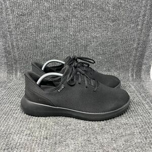 Kizik Madrid Eco Knit Hands Free Athletic Slip On Shoes‎ Black Mens Size 12 Wide